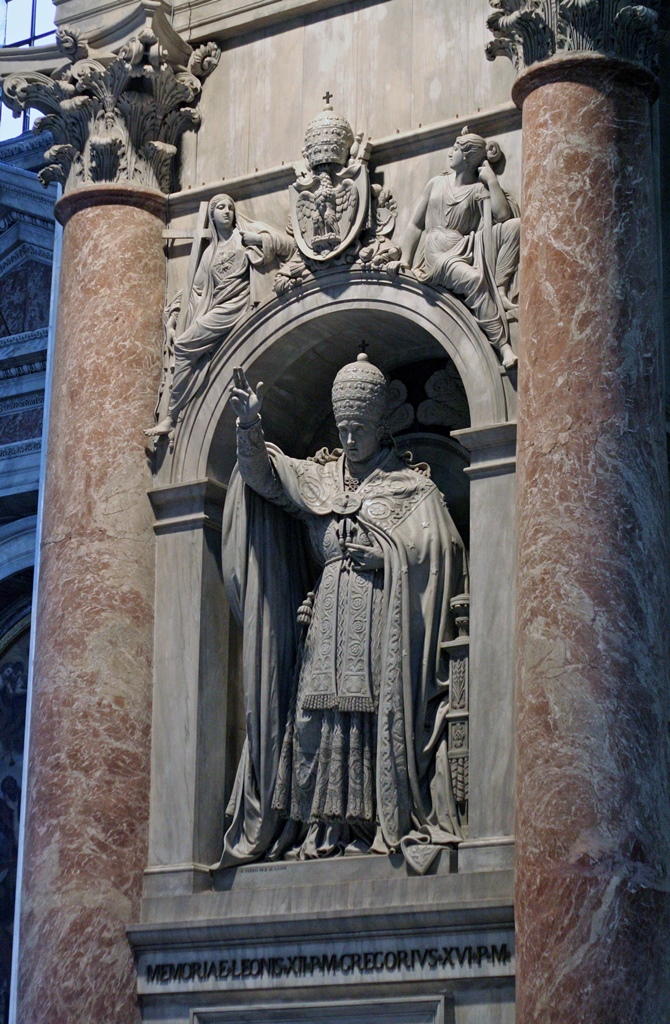 Monument to Leo XII, Giuseppe de Fabris (1836)